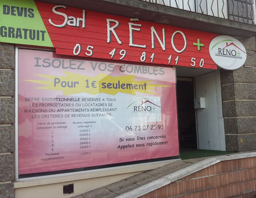 réno + spécialisé dans l'isolation des combles à 1 euro dans les départements 79, 49, 85 et 86